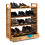Schuhregal aus Walnussholz mit Schublade 1