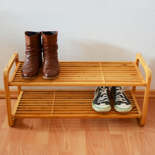 Schuhregal mit 2 Böden 1