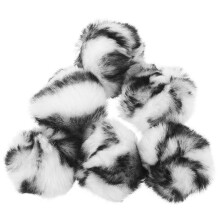 6Stk Pet Chasing Toys Plüsch Katzenbälle Mehrfarbig Für Indoor