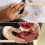 1St Eingelegter Ring Anhänger Ring Mode Finger Schmuck (Golden) 11