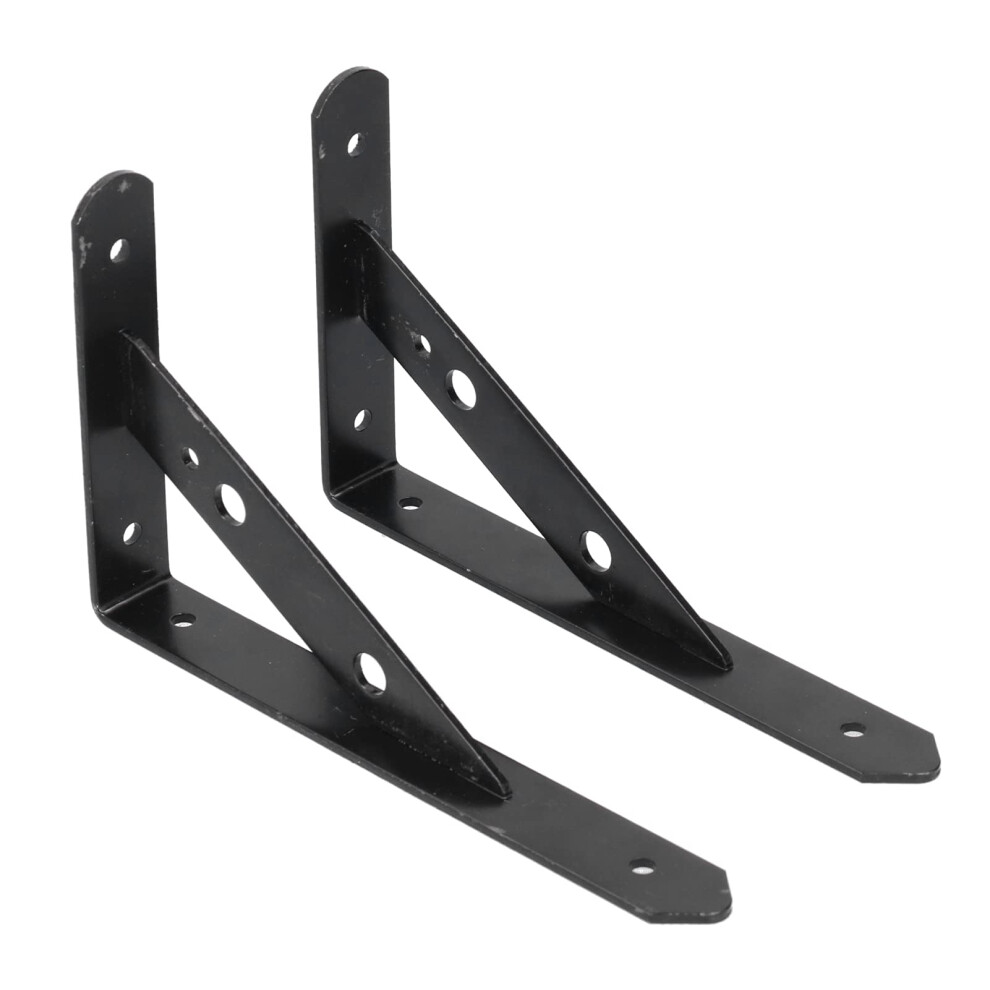 Shelf Brackets 2-Piece Cold Rolled Steel Rustproof Corrosion Resistant Triangular Floating Shelf Support 9354506502157