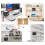 DIY Acrylic 4-Layer Hard Drive Bracket for 3.5" HDD, Multi-Color 3