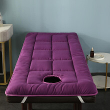 Spa Massage Table Mattress Pad With Breathing Hole, 60x180cm, Purple, Elastic Band, Lash Bed Pad, Tattoo Table Ready
