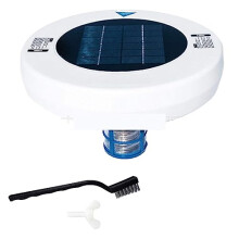 Swimming Pool Filter Ionizer Solar Powered Purifier With Copper Silver Ionization For Algae Removal Disinfection