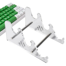 Acrylic Keyboard Holder Stand, 3-Tier Keyboard Storage, Transparent Computer Keyboard Stand For Gaming And Typing
