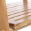 Bambus-Handtuchleiter mit Ablage 7