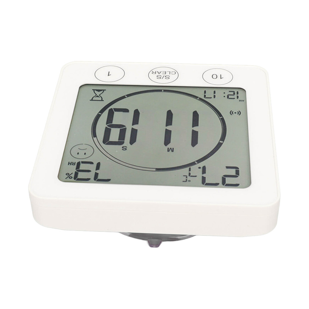 Indoor Digital Thermo-Hygrometer Accurate Lcd Display White 3231354231896