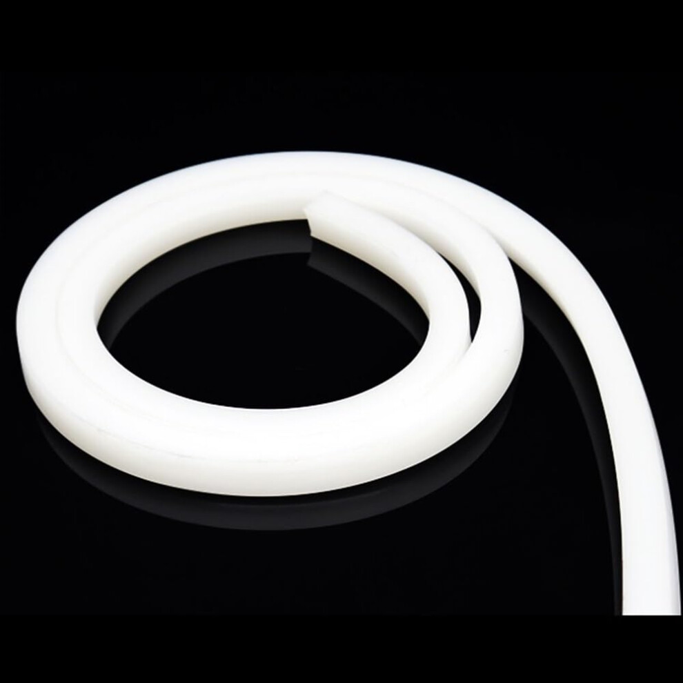 Solid Rubber Sealing Strip White 1M, Thickness 4-30Mm, 5X10mm Cross-Section, Weather Seal Stripping, Silicone Square Bar, 1 Pc 9016109607881
