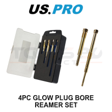 US PRO Tools 4pc Glow Plug Bore Reamer Set 5909