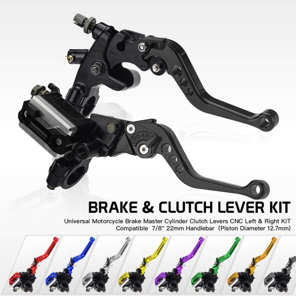 Motorcycle 7/8in 22mm CNC Aluminum Brake Clutch Lever Set for Street Bike-image-OPC-PMDW8J2-NEW