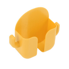 Selbstklebender Wandhalter für Smartphone ABS 11x13cm Gelb