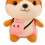 Modell:Eichhörnchen;Kappe:PP-Cotton;Größe:25cm;Farbe: Pink 6