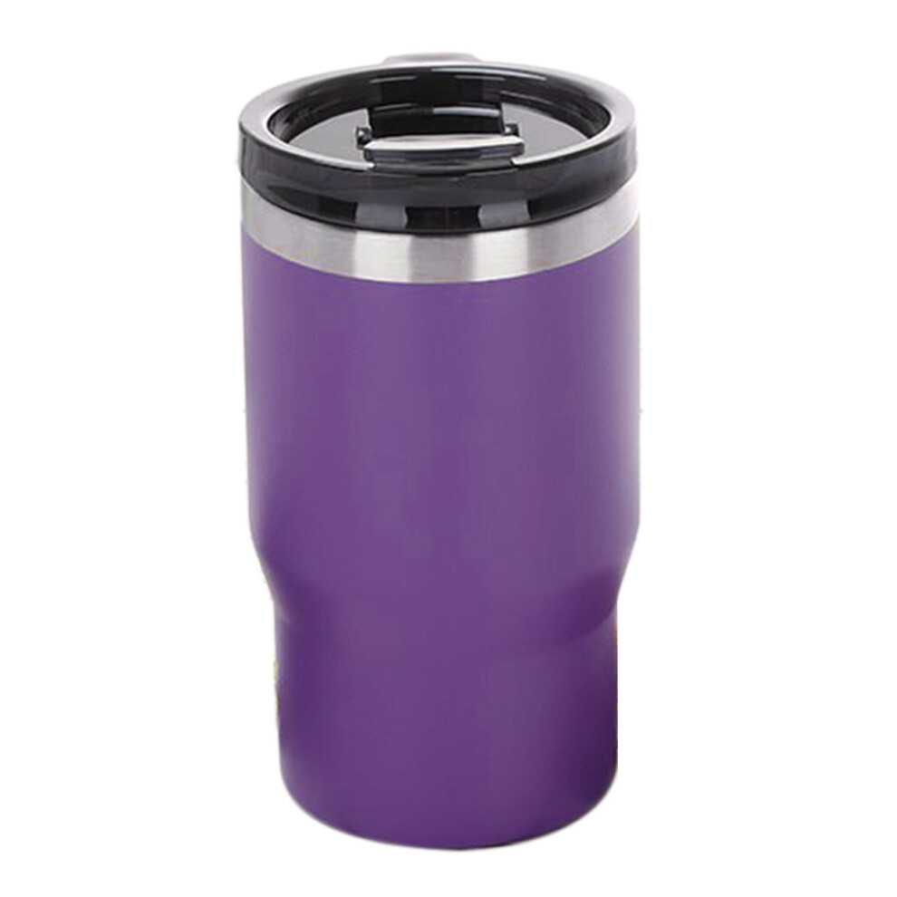 14oz Stainless Steel Insulated Can Cooler Bottle Purple, 5.5in Height