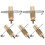 Rabbit Drinking Tools Kupfer Trinkversorgung Silber 5er Pack 8