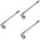 Support De Pour Douche En Verre 8-12 Mm, Barre Fixe Sans 6