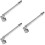 Support De Pour Douche En Verre 8-12 Mm, Barre Fixe Sans 7