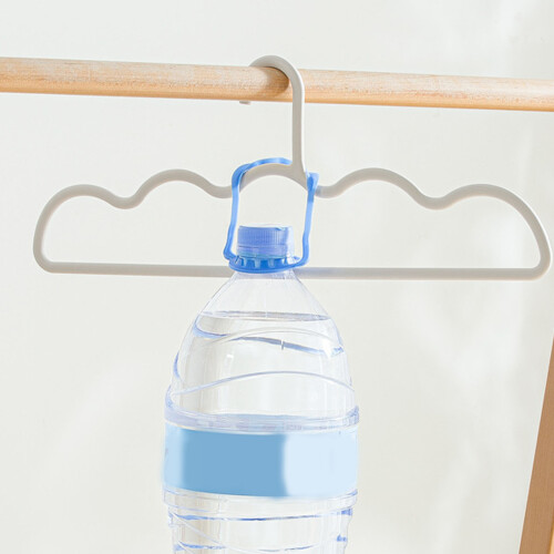 Durable White Coat Hangers Set Non-Slip & Notched 3 Pieces 2