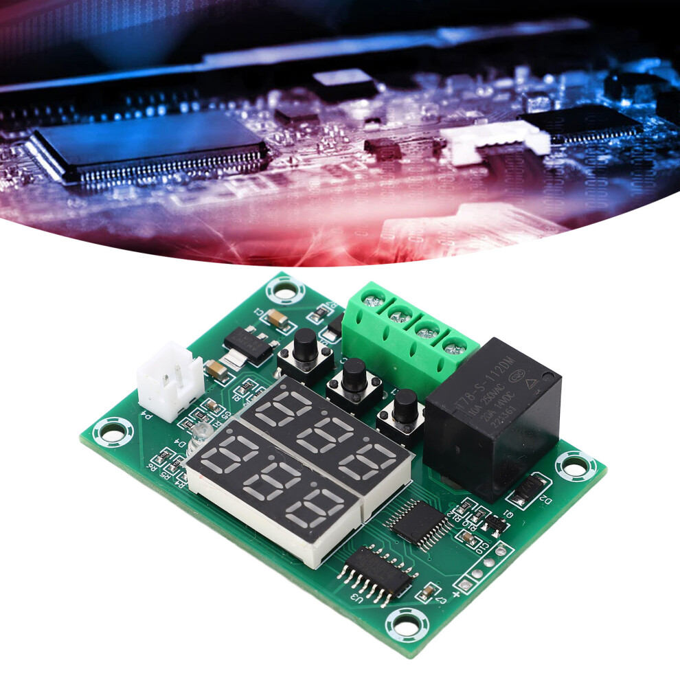 Dual Display Digital Thermostat Module Dc12v -50C To 110C, Relay, Waterproof Sensor 3441354263692