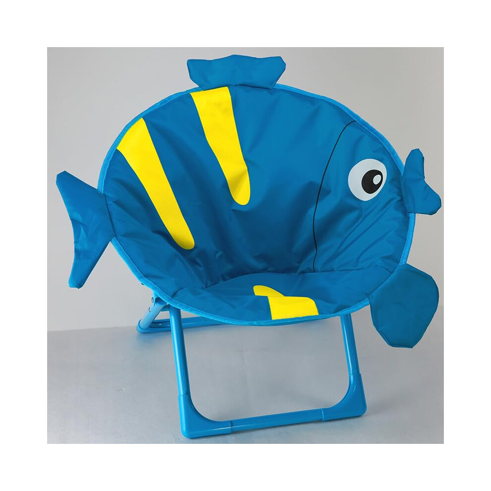 Folding Stool With Backrest - Cartoon Pattern, Metal Portable Folding Chair For Children, Kindergarten-image-OPC-PMDWPVT-NEW