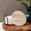 6PCS Ceramic Insulation Pads for Cups, 10.3cm White Textured Grain 11