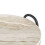 6PCS Ceramic Insulation Pads for Cups, 10.3cm White Textured Grain 5