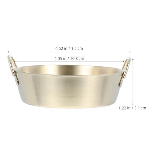 Tigela De Com Aço Inoxidável Para Petiscos 1