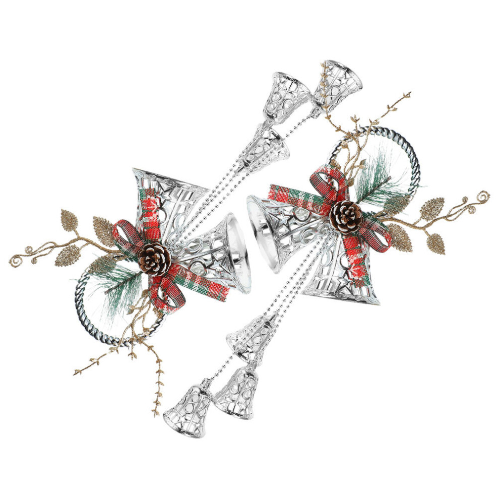 2 Sztuki Wisiorek Dzwonek, Ozdoby Choinkowe Na ŚWięTach-image