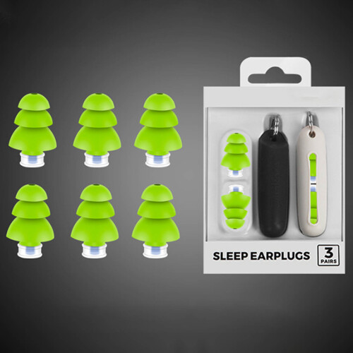 Comfortable Silicone Ear Plugs for Sleep Study and Swimming 2