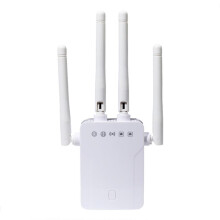 M95B Trådlös Repeater för Hemmakontor 300m Signalförstärkare Extender 4Antennrouter WiFi-förstärkare 100‑240V