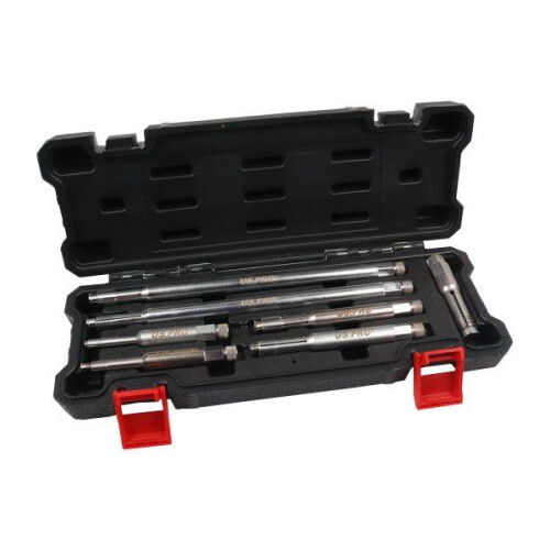 us pro US PRO Tools Reverse Action Spark glow Plug Thread Chaser Set M8 - M18 5926
