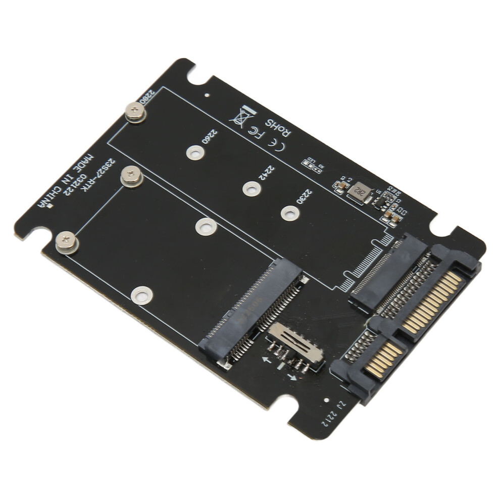 M.2 NGFF and mSATA to SATA 3.0 Adapter - Dual Bay SSD Converter