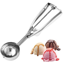 Ice Cream Scoops With Easy Trigger, 63mm 304 Stainless Steel Cookie Scoop For Ice Cream, Cookies, Cupcakes, Meatballs