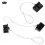 10Pcs Schwarz Gabelstapler Stecker Staub Kappe 6