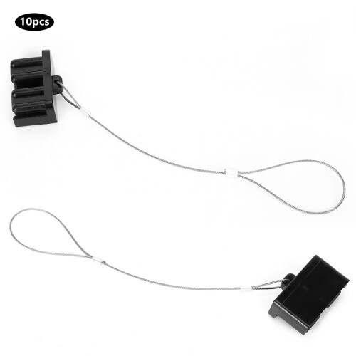 10Pcs Schwarz Gabelstapler Stecker Staub Kappe 2