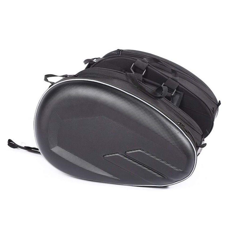 Motorcycle Tail Bag Waterproof Panniers For Motorcycles Pu And Plastic Construction Travel Saddle Bag 9393856584673