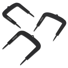 3 Stück Golf-Putt-Tore 50 mm 55 mm 60 mm Aluminium