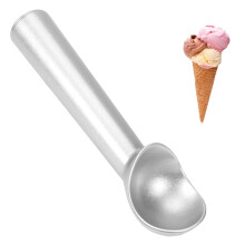 Aluminum Ice Cream Scoop Heavy-Duty Non-Stick For Hard Ice Cream, Gelato, Frozen Yogurt Ergonomic Handle Dishwasher Safe