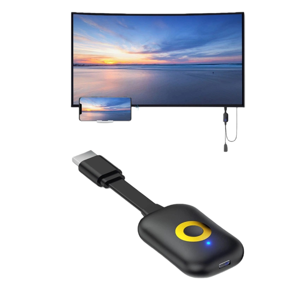 4K Wireless Hdmi Receiver For Tv Smartphone Laptop Streaming Mirroring 6485316517284