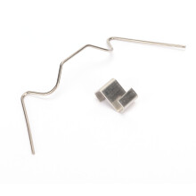 100 Stück Edelstahl Z-Befestigungsclips für Glas