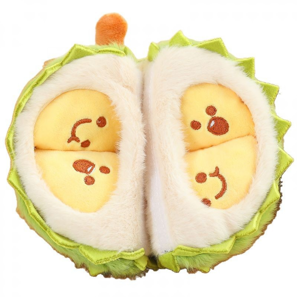 Creative Detachable Durian Plush Toy, Fruit Durian Plush Toy, Decompression Durian Toy, Durian Plush Pillow, Cute Peeling Durian Plush Doll 6485316518236