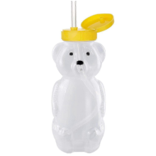 stuks Honey Bear Cup knijpbeker voor therapiedranken voor speciale behoeften, mors- en lekbestendig