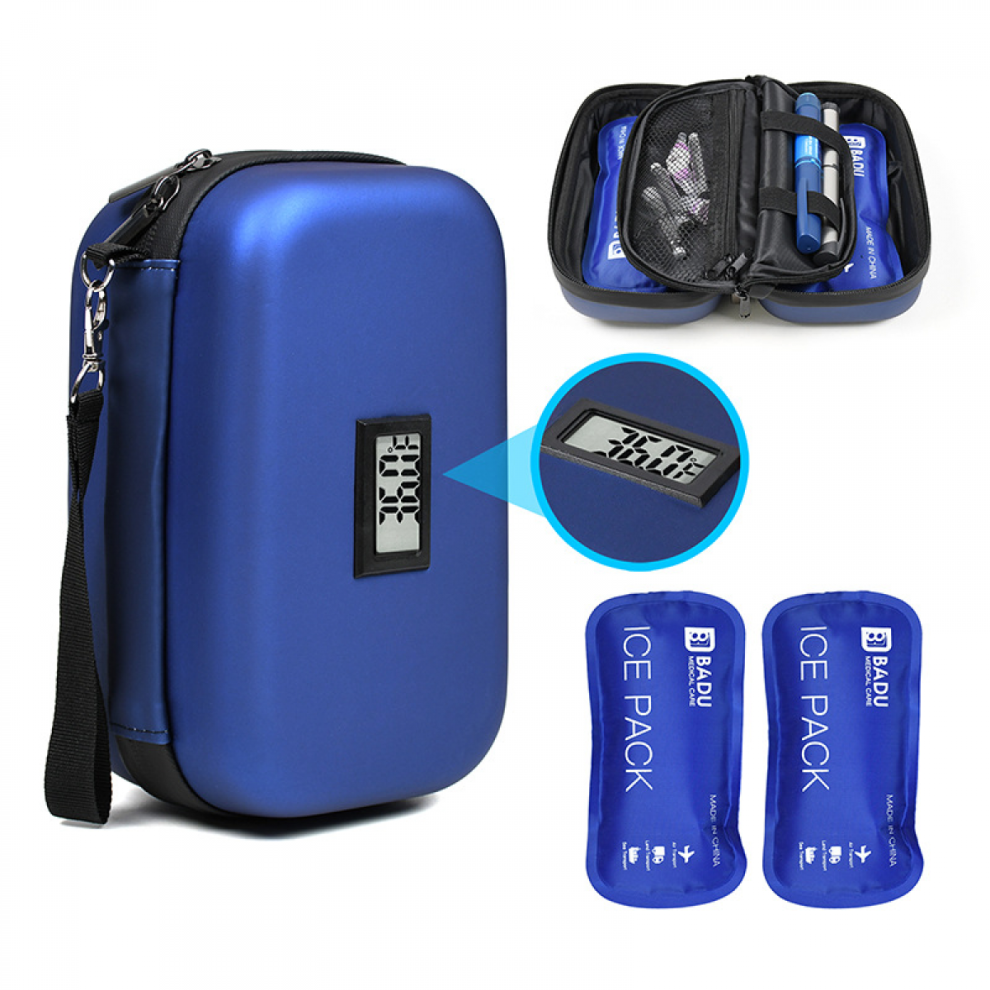 24H Insulin Cooler Travel Case Medication Cooler Fahrenheit 6485316518816