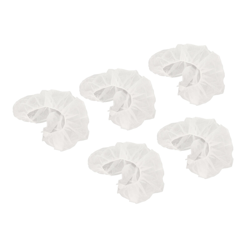 Unisex 50Pcs Disposable Elastic Beauty Salon U Shaped Headrest Covers