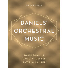 Daniels Orchestral Music by David A. Rahbee Hardcover Book