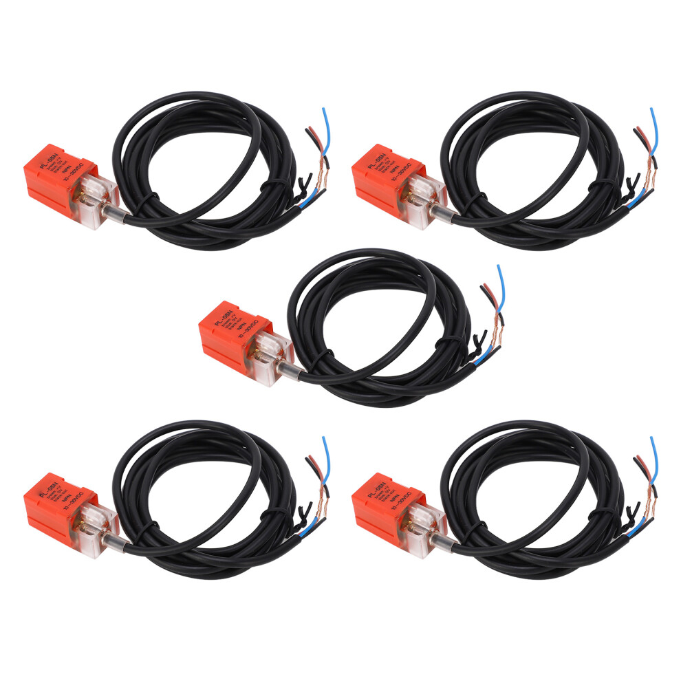 5Pcs Proximity Switch PL 05N NPN NO IP65 5mm DC10-30V 100Hz