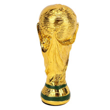 Gold Cup Soccer Trophy Resin Material Ideal Fan Memorabilia for 2022 13cm Solid