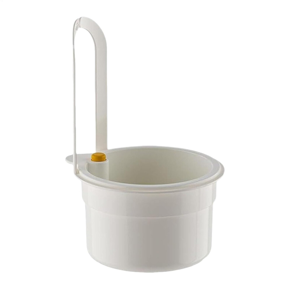 Food Waste Filter Basket Anti-Clogging Sink Filter Basket White Colander For Fruits Washing Strainers-image-OPC-PMDX52T-NEW