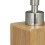 Quadratische Seifenpumpe aus Bambus 7