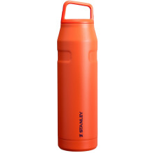 Stanley IceFlow Cap and Carry Water Bottle 36 oz | Bred mund drejel?g | Let og t?t til rejser og sport | Isoleret rustfrit st?l | BPA-fri | Tiger