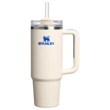 Vaso Stanley Quencher H2.0 con asa y pajita 30 oz | Tapa de estado de flujo de 3 posiciones | Portavasos Compatible para Viajes | Taza aislada de